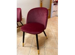 Стул на металлокаркасе Gabi 1 light purple / black фото покупателя 443