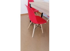 Стул Eames красный / деревянный каркас фото покупателя 1