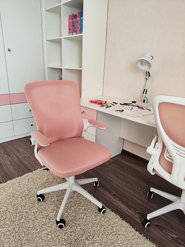 Компьютерное кресло Konfi gray / blue / white фото покупателя 116