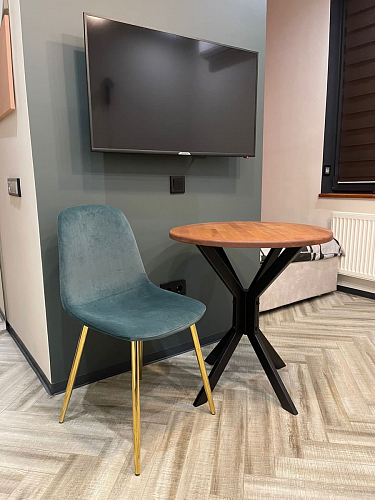 Стул на металлокаркасе Dabl green фото покупателя 122