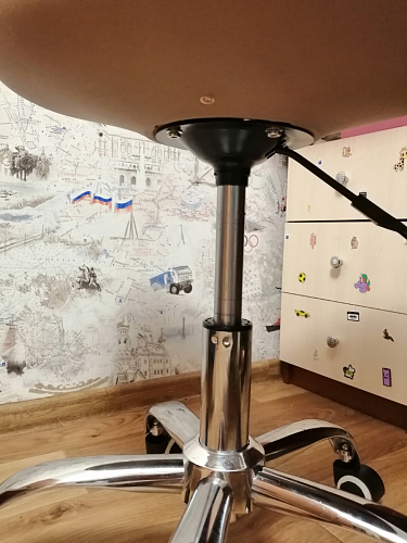 Компьютерное кресло Kolin cappuccino / chrome фото покупателя 98