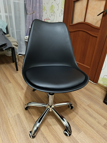 Компьютерное кресло Kolin с подушкой clear / white фото покупателя 483