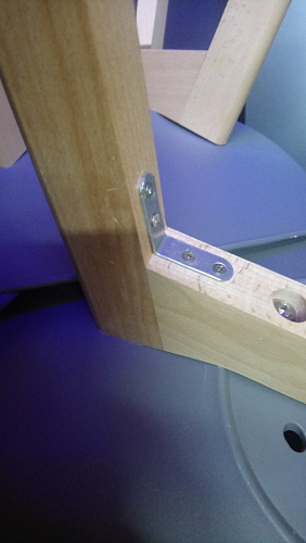 Стул Bonuss blue / wooden legs фото покупателя 10