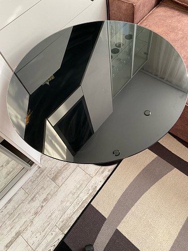 Стеклянный стол Tulip 90 white фото покупателя 40