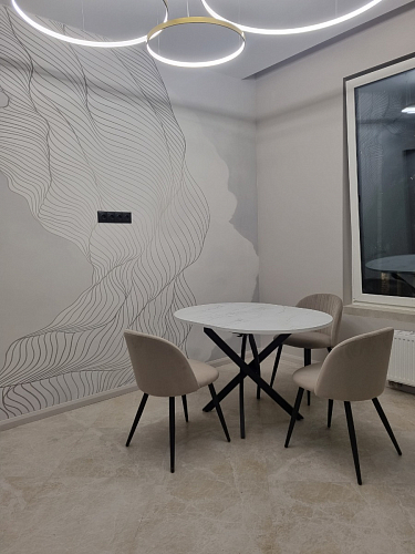 Стул на металлокаркасе Gabi gray / black фото покупателя 388