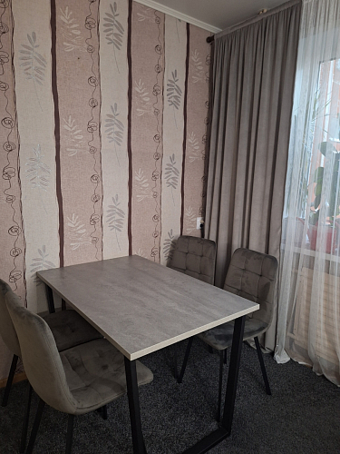 Деревянный стол Лота Лофт 120х75 белый матовый / дуб крафт золотой фото покупателя 482