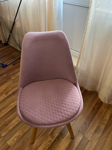 Стул Bonuss blue / wooden legs фото покупателя 82