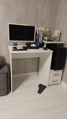 Стол компьютерный Джаз-24 правый венге фото покупателя 138