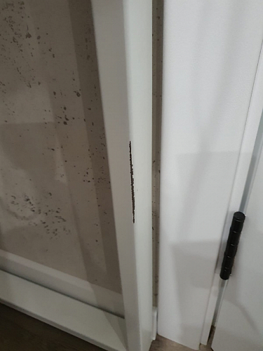 Письменный стол Битти Лофт 116х60х75 дуб вотан / белый матовый фото покупателя 41