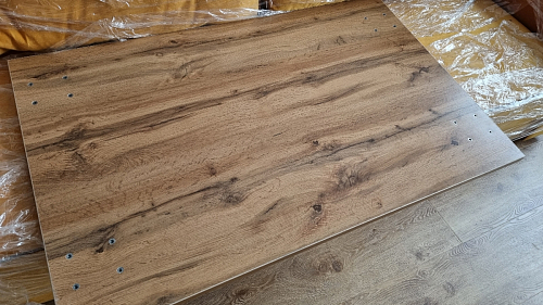 Стол Лота Лофт 140 25 мм черный матовый / бетон фото покупателя 854