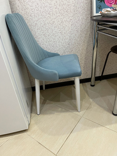 Стул на металлокаркасе Kora dark gray / black фото покупателя 55