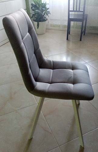 Стул на металлокаркасе Чилли зеленый / белый каркас фото покупателя 689