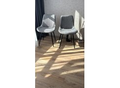 Стул на металлокаркасе Седа К крутящийся светло-серый  / белый фото покупателя 120