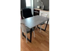 Стол Лота Лофт 140 25 мм юта / белый матовый фото покупателя 833