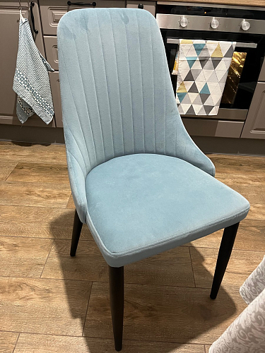 Стул на металлокаркасе Kora light purple / black фото покупателя 292