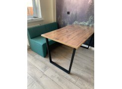 Стол Лота Лофт 140 25 мм юта / белый матовый фото покупателя 356