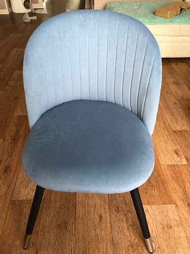 Стул на металлокаркасе Gabi latte / gold / black фото покупателя 194