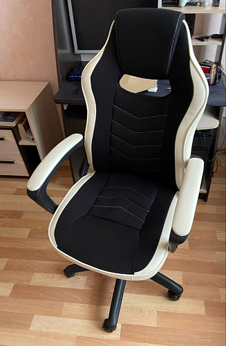 Компьютерное кресло Gamer черное / бежевое фото покупателя 37