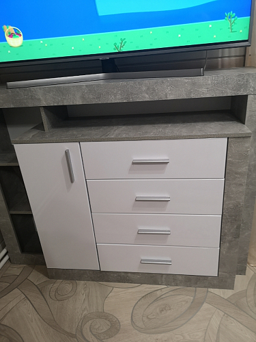 Комод Mирандa atelier / белый глянец фото покупателя 28