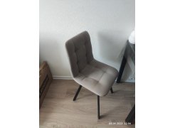 Стул на металлокаркасе Чилли светло-серый / черный фото покупателя 112