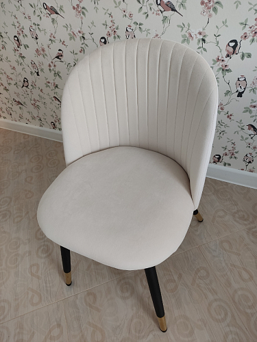 Стул на металлокаркасе Gabi 1 light purple / black фото покупателя 124