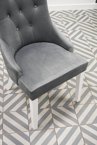 Стул Elegance dark walnut / fabric cream из шоурума 5