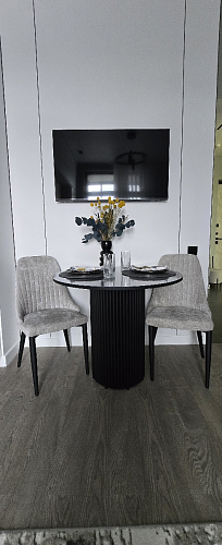 Стул на металлокаркасе Kora beige / black фото покупателя 356