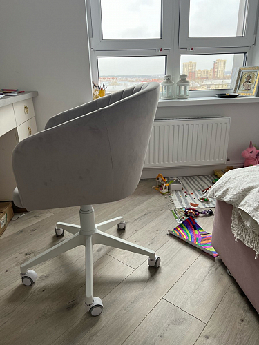 Компьютерное кресло Тибо confetti chocolate / белый фото покупателя 78