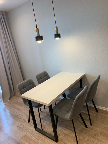 Стул на металлокаркасе Чилли зеленый / белый каркас фото покупателя 356