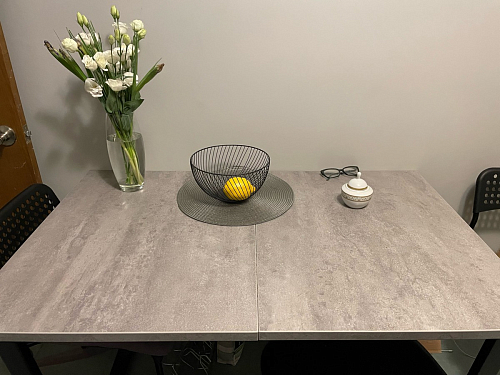 Деревянный стол Лота Лофт 120x75 дуб крафт табачный / черный матовый фото покупателя 388