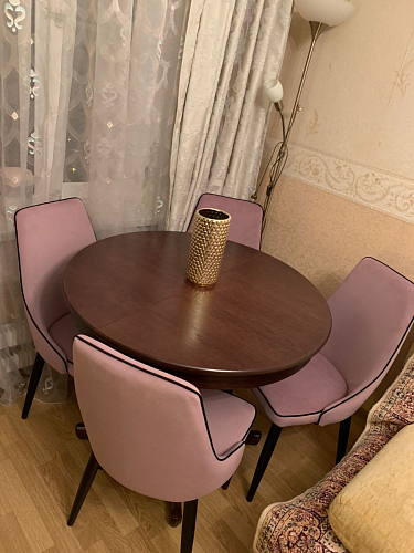 Стул на металлокаркасе Kora beige / black фото покупателя 149