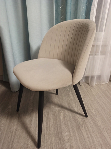 Стул на металлокаркасе Gabi wine red / black фото покупателя 313