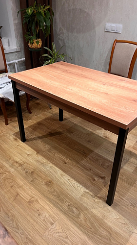 Стол Оригон файерстоун / черный матовый фото покупателя 31