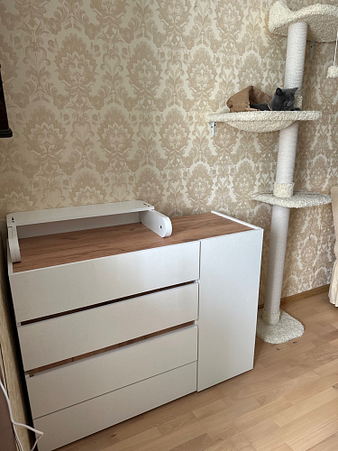 Комод Атлон белый / бетон темный фото покупателя 3