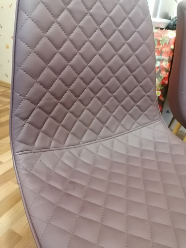 Стул на металлокаркасе Capri dark beige / white фото покупателя 87