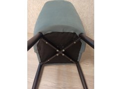 Стул на металлокаркасе Kora green / black фото покупателя 143