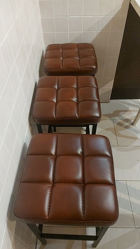 Барный стул Лофт катания лаванда / белый матовый фото покупателя 4