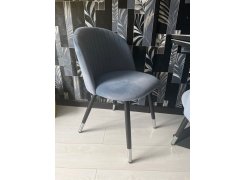 Стул на металлокаркасе Gabi 1 бежевый / черный с серебряными наконечниками фото покупателя 184