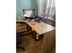 Письменный стол СПм-25 левый белый  - Уцененный экземпляр фото покупателя 62