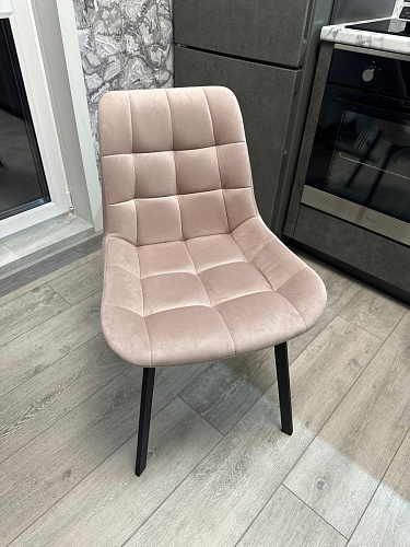 Стул на металлокаркасе Челси К бирюзовый / черный фото покупателя 130