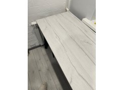 Деревянный стол Барон О 200 х 90 черная пленка шагрень / белый фото покупателя 76