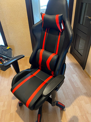 Компьютерное кресло Blok light blue / black фото покупателя 25