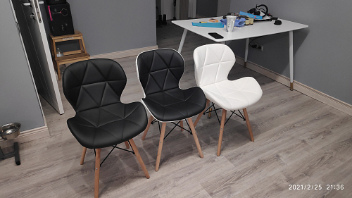 Деревянный стул PC-027 black / white фото покупателя 12