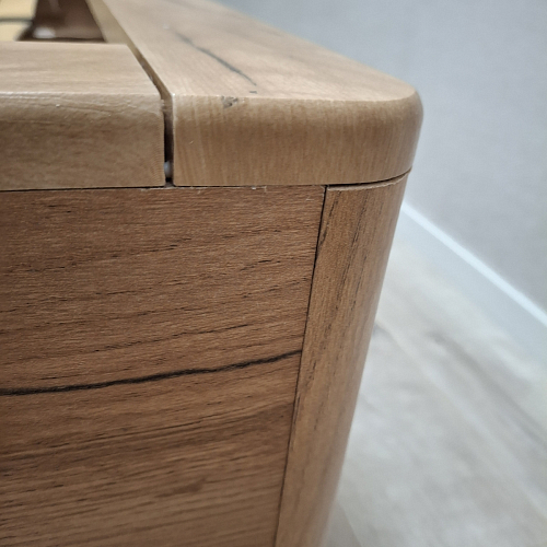 Двуспальная кровать Клауд 160х200 парящая дуб крафт золотой / антрацит фото покупателя 334