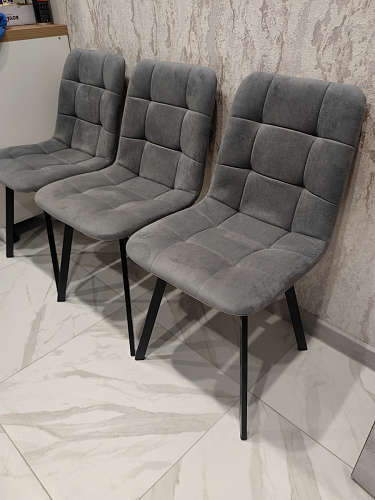 Комплект стульев Чилли 2 шт бежевый / черный фото покупателя 376