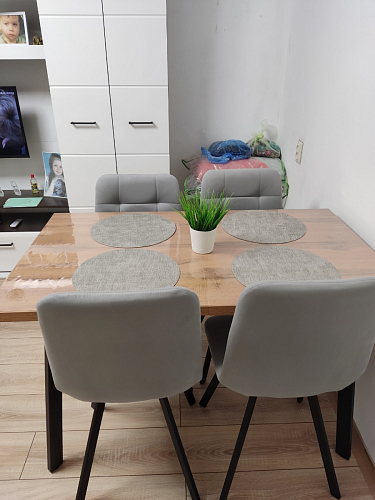 Стул на металлокаркасе Чилли зеленый / белый каркас фото покупателя 554