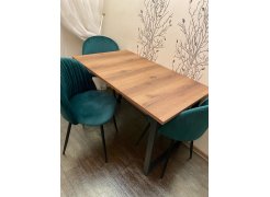 Стол Лота Лофт 120 25 мм сабия / черный матовый фото покупателя 929