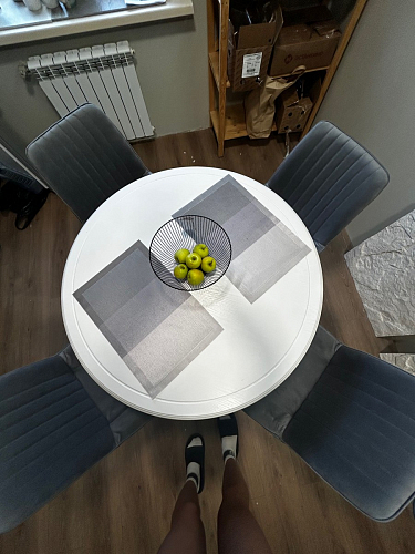 Стул на металлокаркасе Седа К латте / черный фото покупателя 232