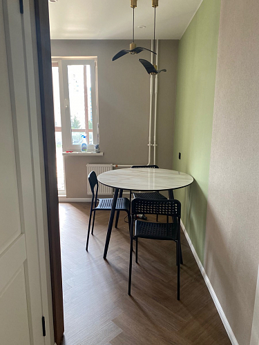 Стеклянный стол Анселм белый фото покупателя 1