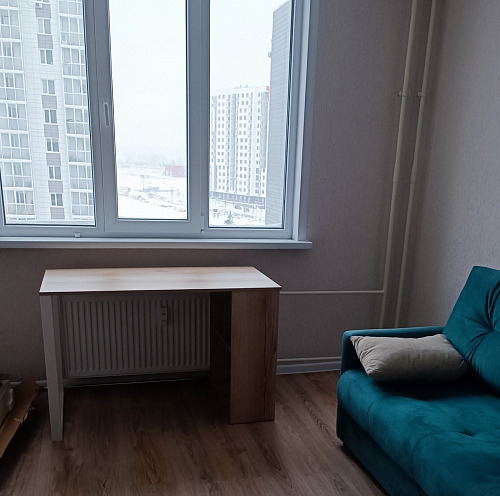 Письменный стол Битти Лофт 116х60х75 дуб делано светлый / белый матовый фото покупателя 8